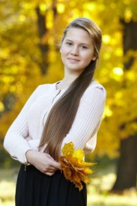 Осений портрет для выпускного альбома